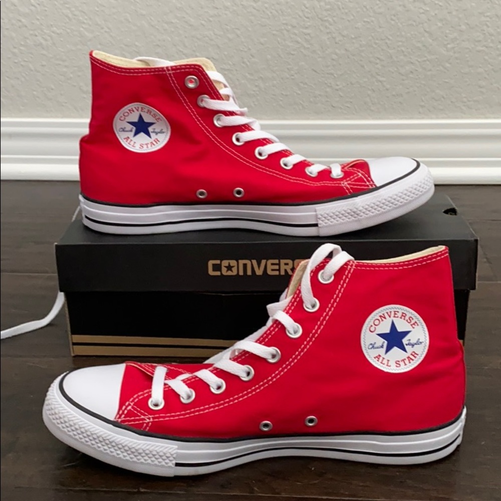 Red Converse All Stars